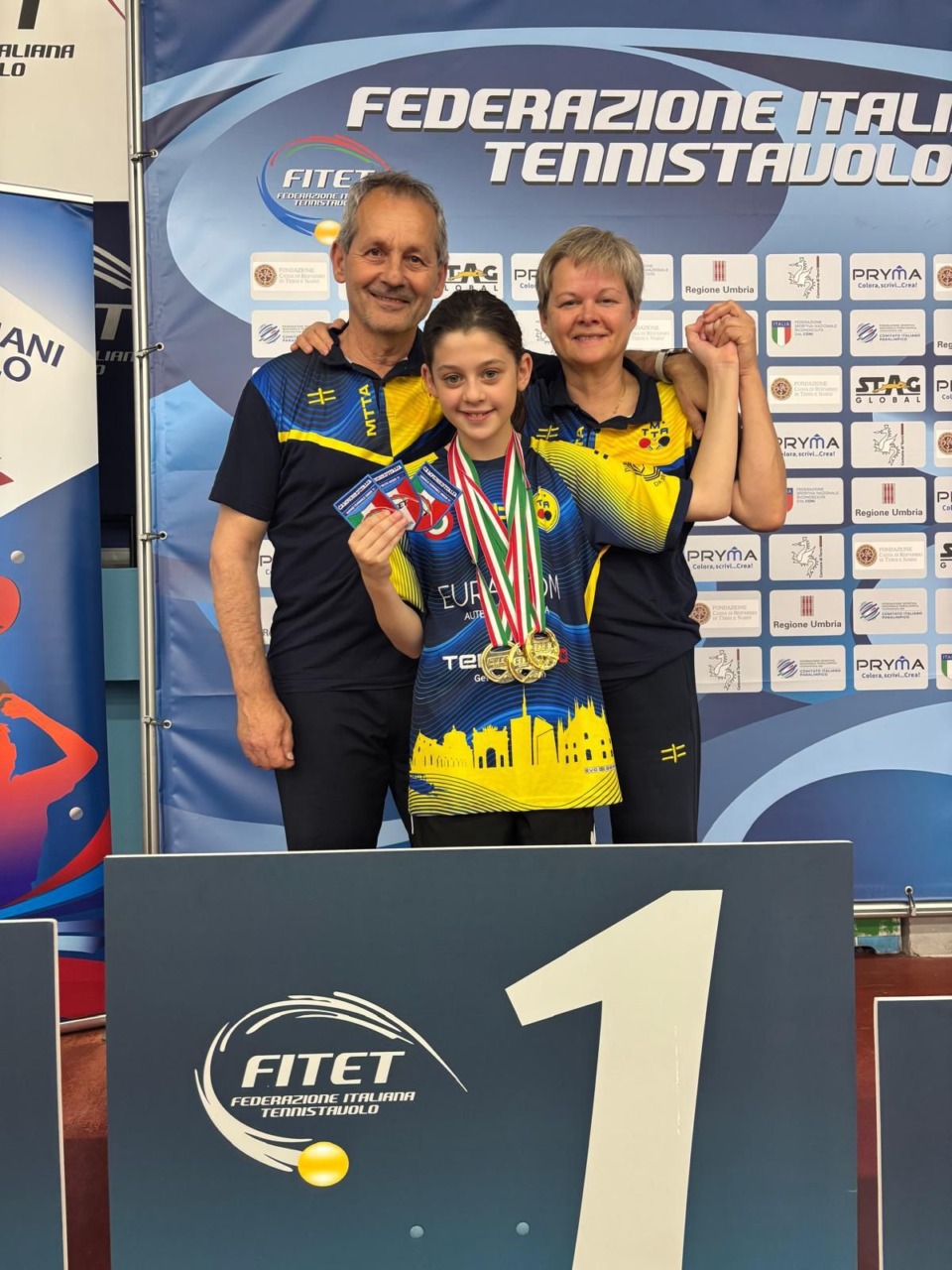 Sul podio del Tennistavolo: Victoria Tamini, campionessa nazionale Under 11