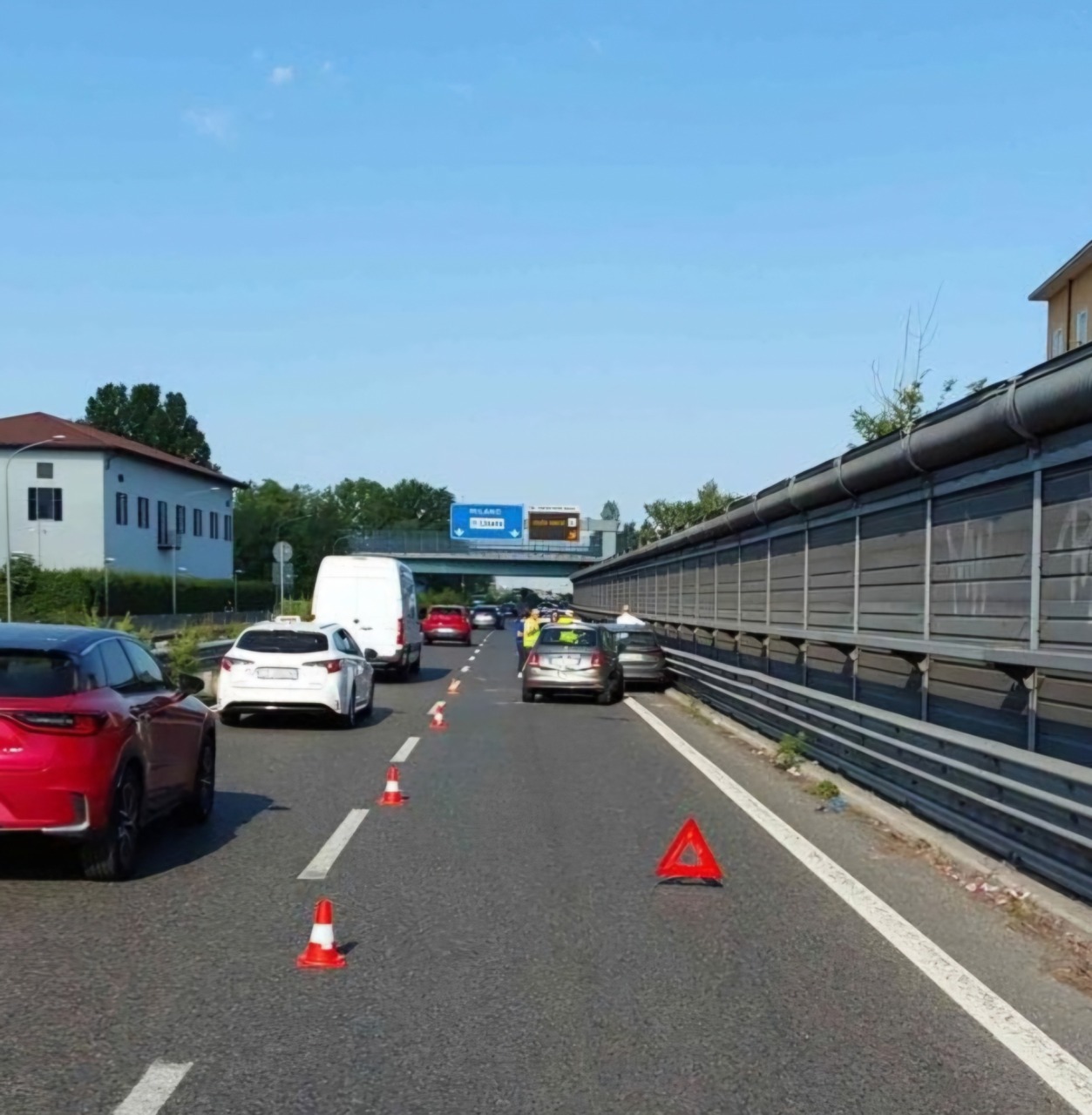 Tamponamento a catena sulla Rivoltana: disagi per il traffico ma nessun ferito