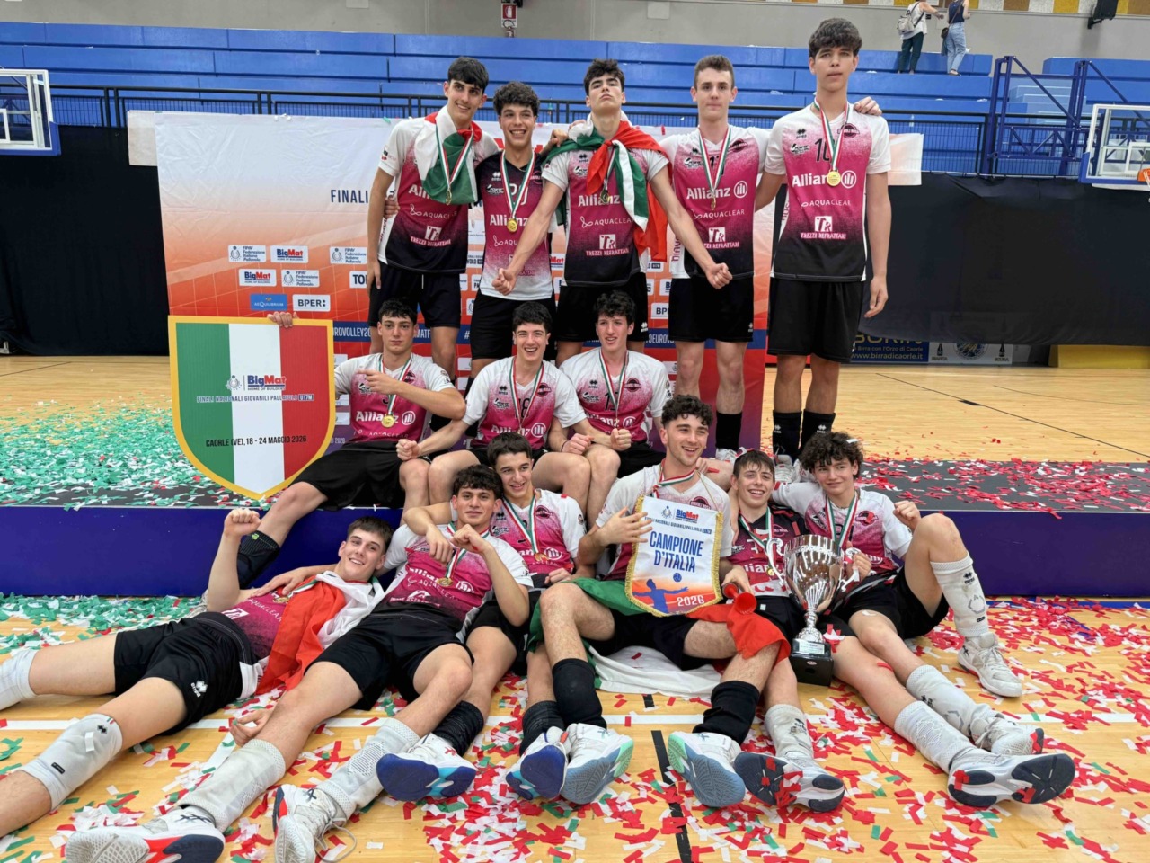 Diavoli Rosa sul tetto d’Italia: l’Under 17 è campione tricolore
