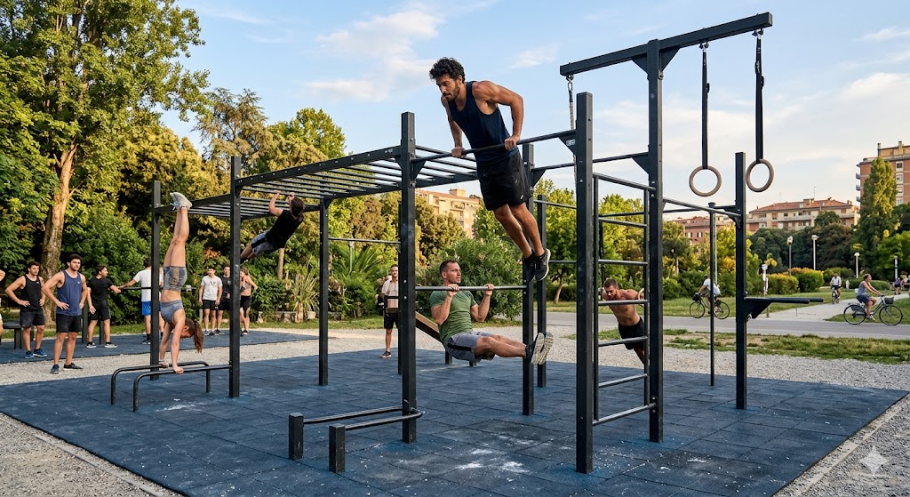 Calisthenics, open day al nuovo parco di Grignano