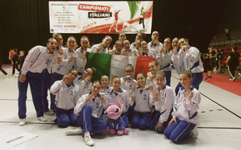 Trionfo storico per la Ginnastica Tritium ai Campionati Italiani di Genova: conquistati sei titoli tricolori