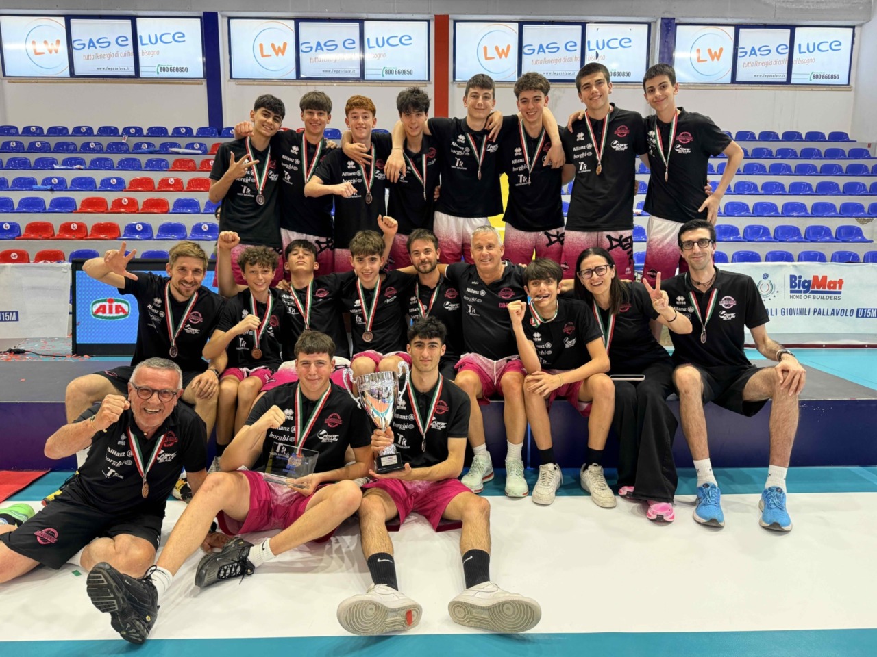 Un altro podio nazionale per i Diavoli Rosa: Under 15 bronzo d’Italia