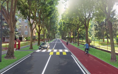 L’Amministrazione ha sciolto le riserve sul futuro di via Don Sturzo e sulla difficile scelta se salvare alberi, ciclabile o parcheggi