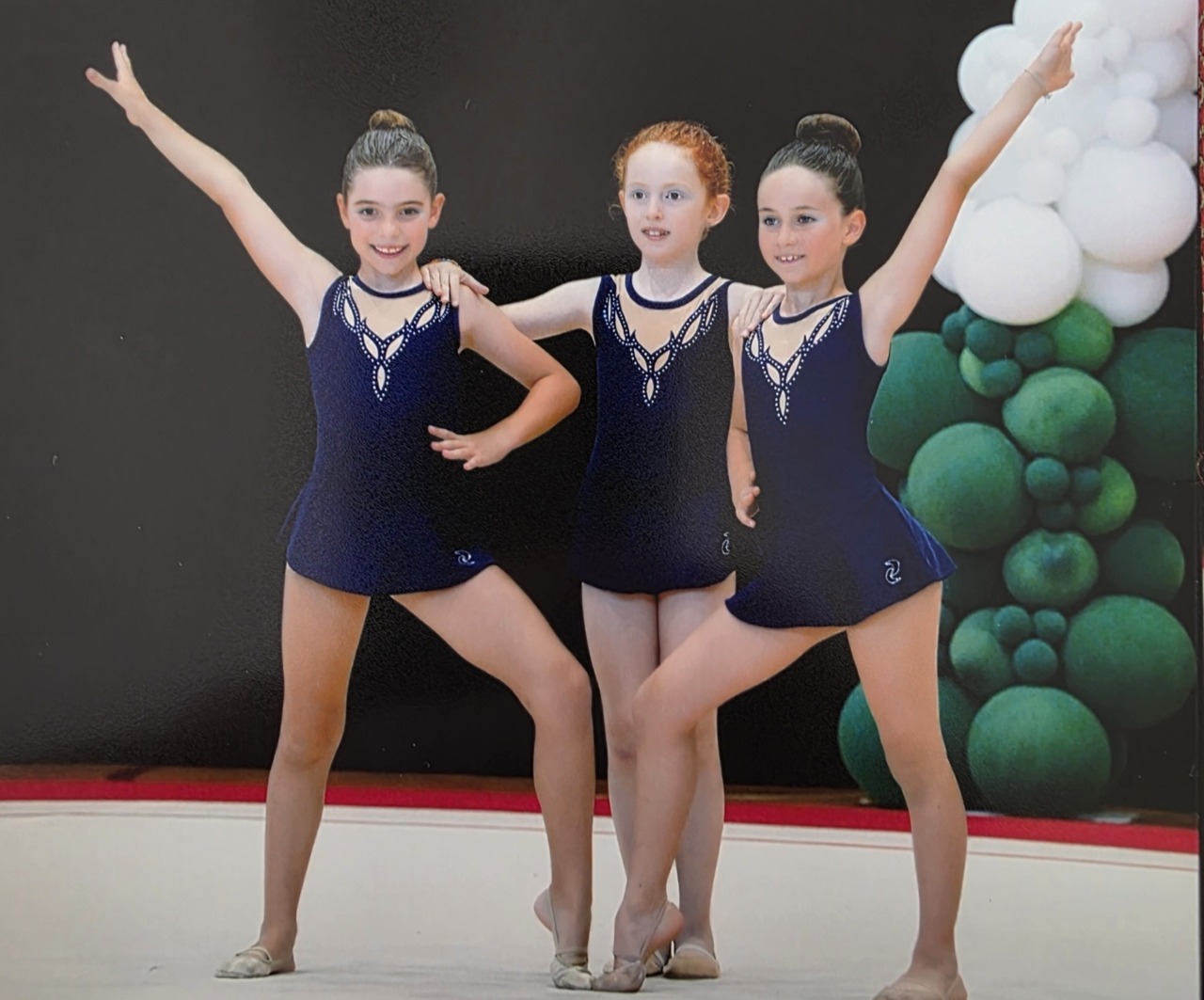 Tre giovanissime atlete dell’Olimpia brillano ai Campionati italiani di ritmica Csen