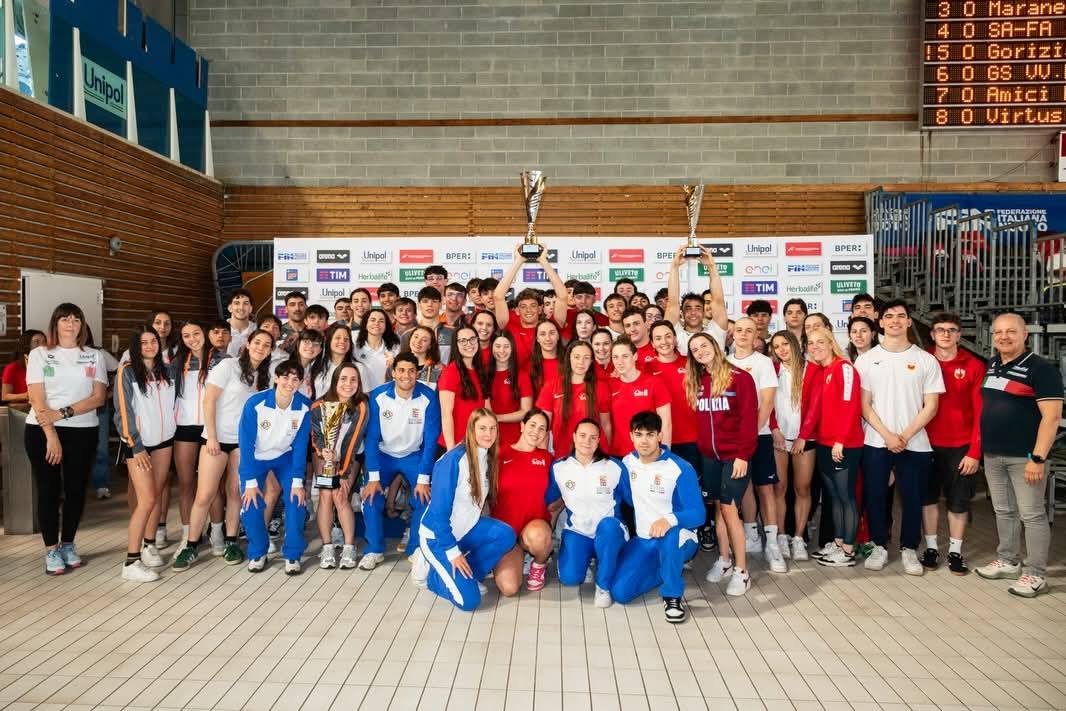 In Sport Rane Rosse campioni d’Italia di Nuoto di salvamento. E con un record del mondo abbattuto