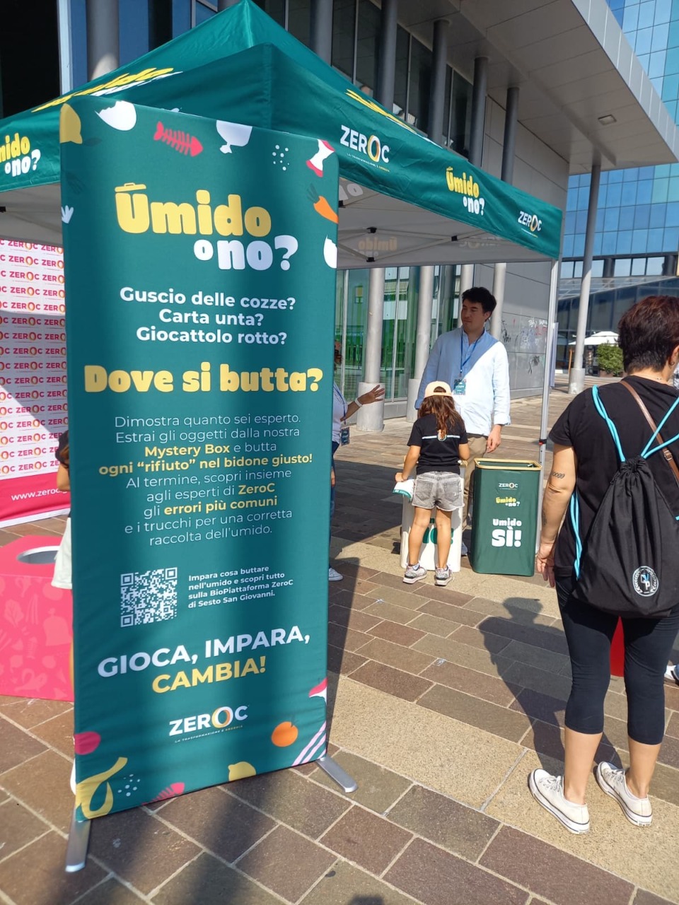 Campagna “Umido o no?”: in piazza un gioco interattivo