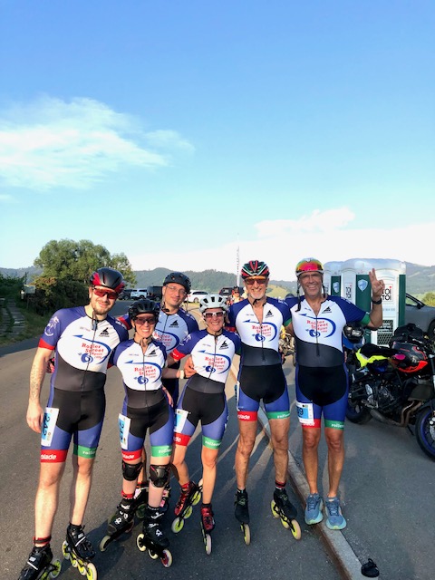 Roller Street Cernusco, trionfo in Svizzera: il presidente Rigoldi vince la maratona di Einsiedeln