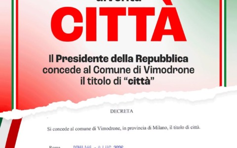 Vimodrone non è più un paese: è una città