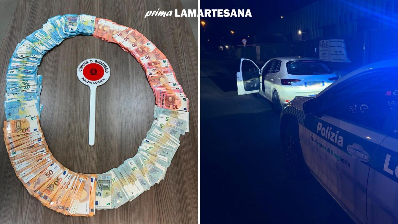 Fermato perché senza patente, in auto gli trovano 11.400 euro in contanti