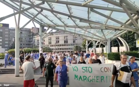 Quarto giorno di protesta al San Raffaele: lo sciopero di Margherita non si ferma