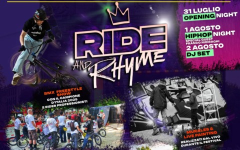 Sport, arte e cultura urbana: al via il festival “Ride and Rhyme”