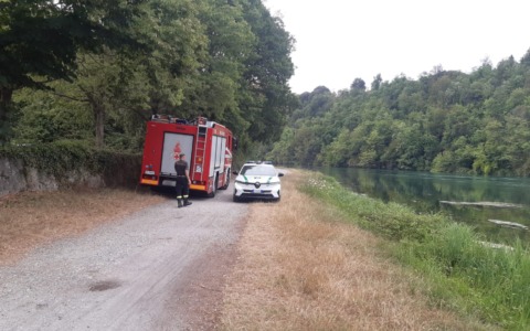 Momenti di apprensione per un 35enne in difficoltà nell’Adda