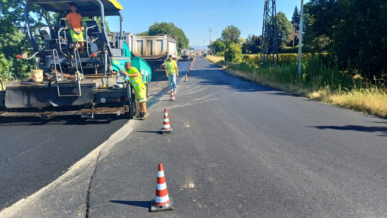 II lavori di asfaltatura della Provinciale si chiuderanno con qualche giorno di ritardo