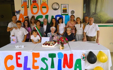Senza fermarsi un attimo sono già volati 100 anni: tanti auguri Celestina!