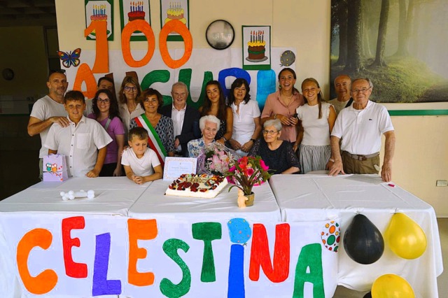 Senza fermarsi un attimo sono già volati 100 anni: tanti auguri Celestina!