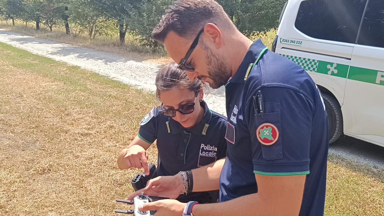 La Polizia Locale si dota di una “pattuglia volante”: drone 4k per controllare il territorio