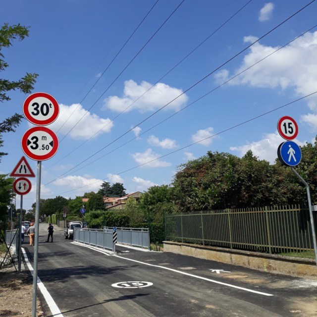 Dopo il crollo post alluvione 2024, il nuovo ponte è terminato e utilizzabile