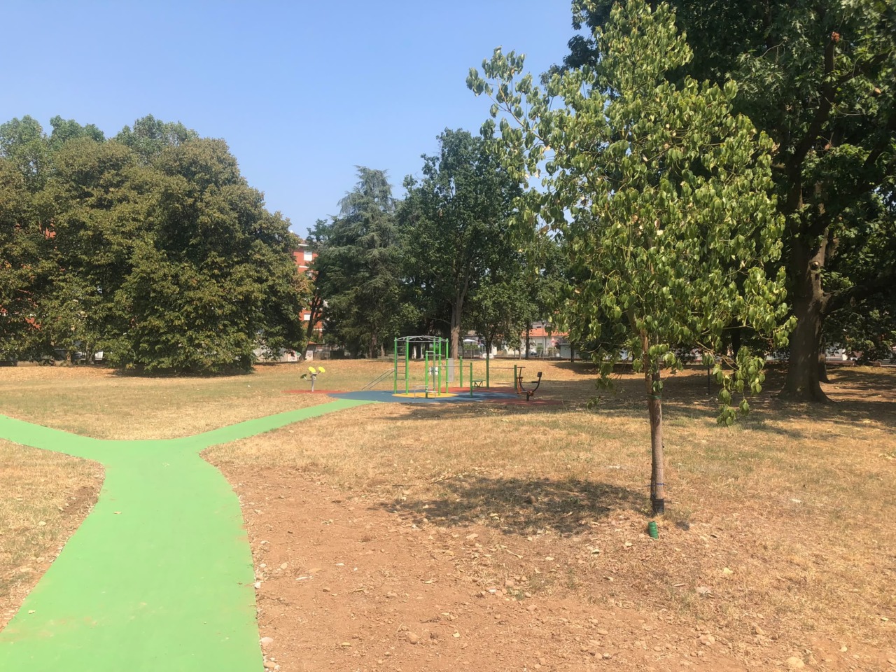 Riqualificato il parco con spazi inclusivi e area fitness all’aperto per lo sport libero e per tutti
