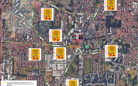 Rivoluzione viabilistica al via in viale Lombardia zona Moncucco