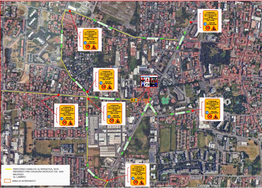 Rivoluzione viabilistica al via in viale Lombardia zona Moncucco