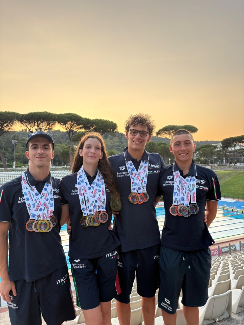 Diciassette medaglie e un record del mondo agli Europei giovanili di nuoto di salvamento