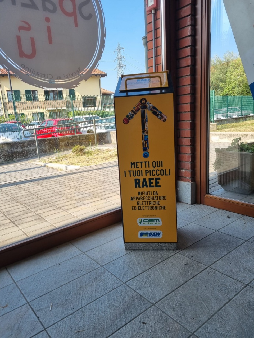 In città un secondo contenitore per la raccolta dei piccoli Raee