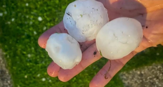 Grandine come palline da golf: Coldiretti fa la conta dei danni