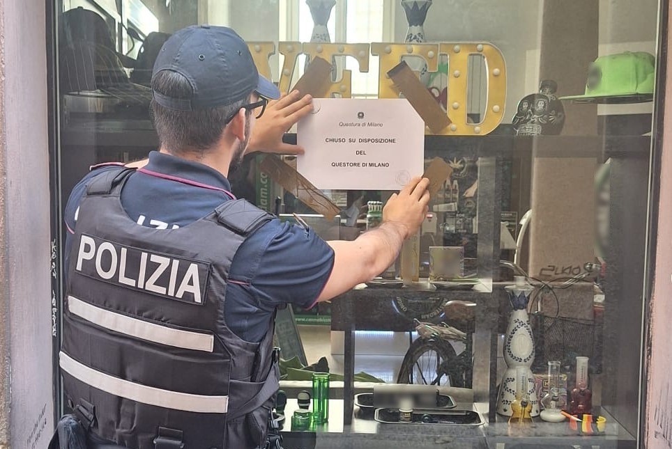 Chiuso negozio di cannabis legale che vendeva anche marijuana vietata