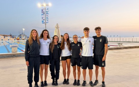 Le Rane Rosse brillano nella vasca degli Europei e ai Giochi del Mediterraneo di Taranto