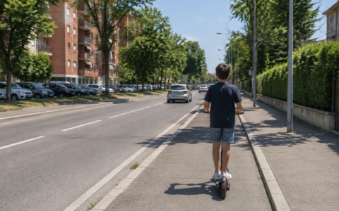 Under 14 guida un monopattino elettrico senza assicurazione e targa: 600 euro di multe ai genitori