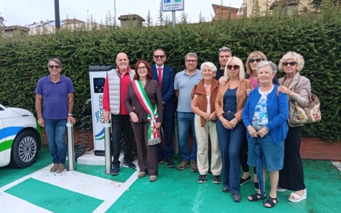 Cogeser taglia il nastro della 30esima stazione di ricarica elettrica nell’Adda Martesana