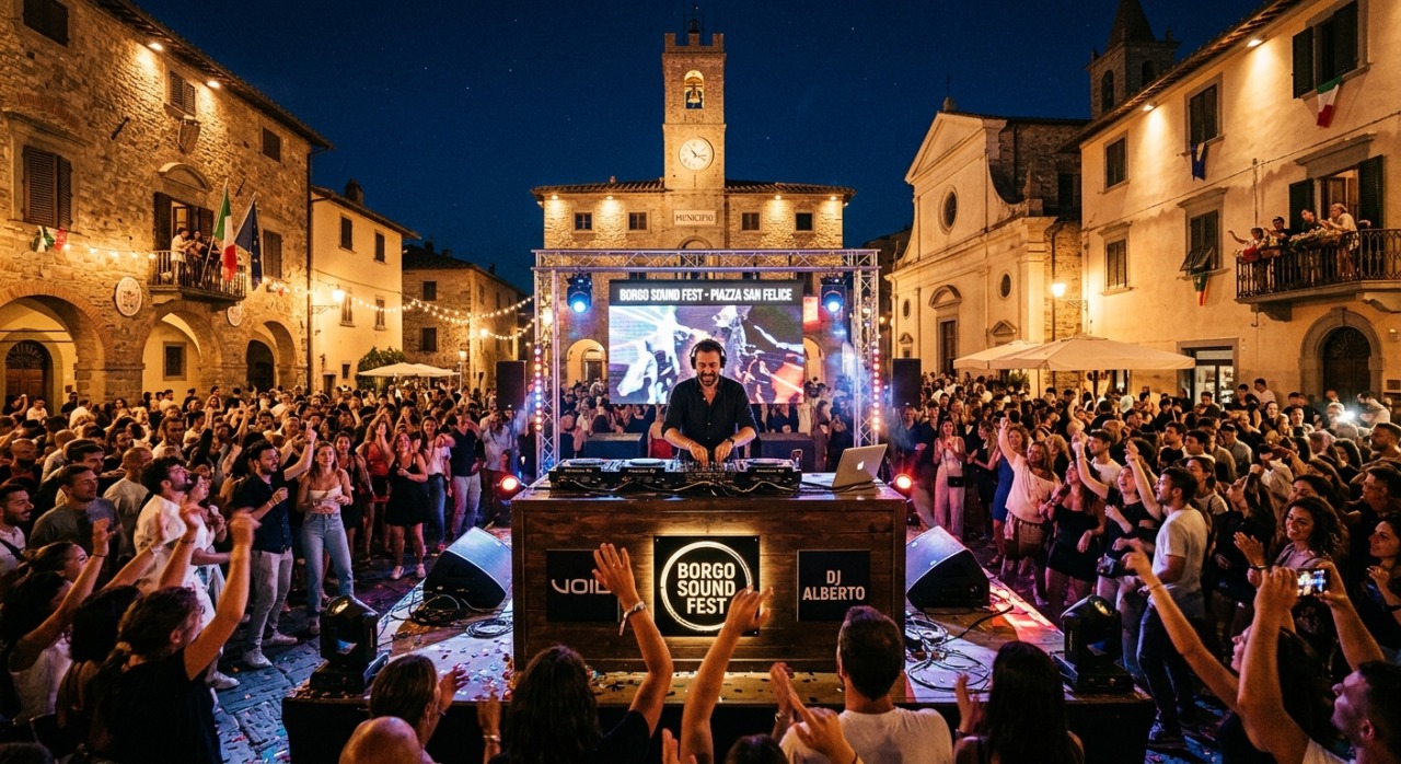 Musica e divertimento in piazza Garibaldi: stasera a Cassano d’Adda dj set