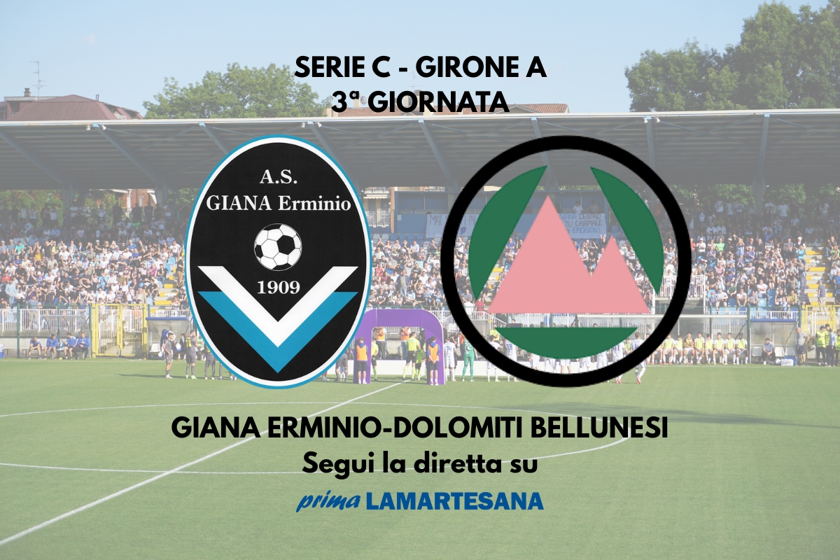 Serie C, Giana Erminio-Dolomiti Bellunesi 1-2: passano gli ospiti nel finale di gara