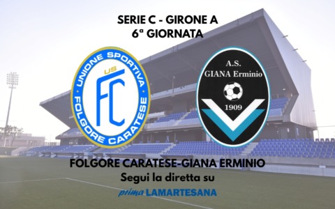 Serie C, Folgore Caratese-Giana Erminio 1-1: un punto per uno a Zanica FINALE