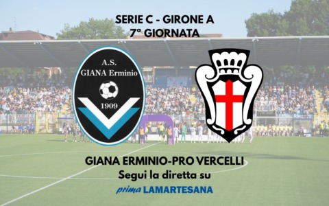 Serie C, Giana Erminio-Pro Vercelli 1-1: a Comelli risponde Sow FINALE