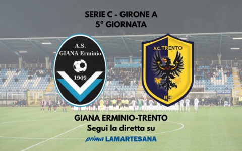 Serie C, Giana Erminio-Trento 2-2: primo punto per i biancazzurri FINALE