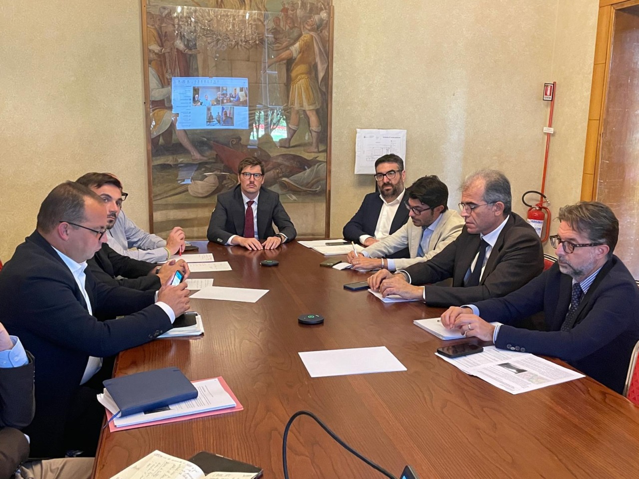 Incontro in Città metropolitana con gli amministratori locali sui lavori sul ponte sull’Adda