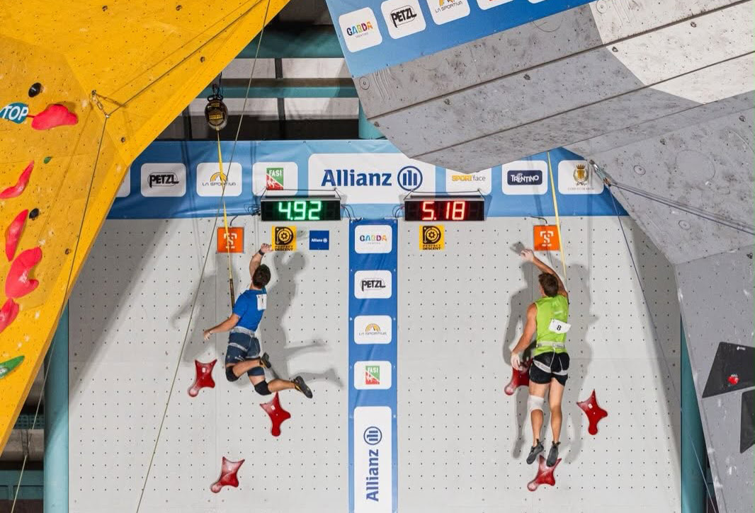 Il cassanese Zurloni vola ed è record italiano nell’arrampicata Speed
