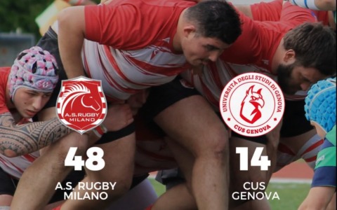 Esordio vincente per il Rugby Milano: vittoria netta sulla neopromossa Cus Genova