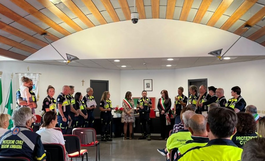 Vent’anni anni al servizio della comunità per la Protezione Civile Basiano Masate