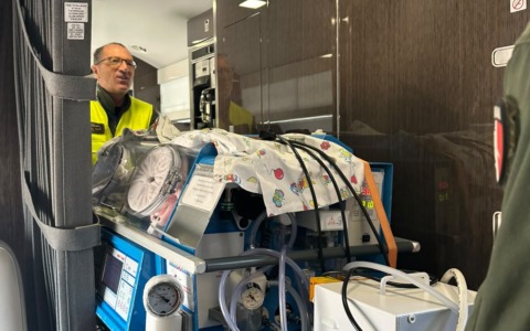 Trasporto d’urgenza da Cagliari a Linate per salvare una neonata in pericolo di vita