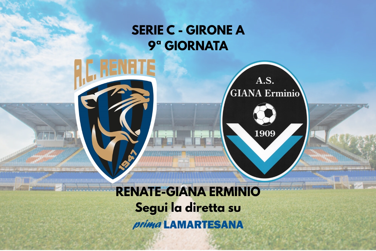 Serie C, Renate-Giana Erminio 2-2: pareggio nella sfida salvezza del Piola FINALE