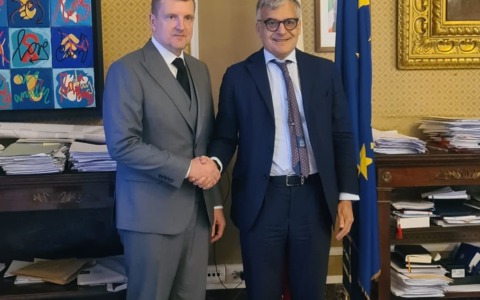 L’ambasciatore ucraino in Italia in visita al prefetto di Milano
