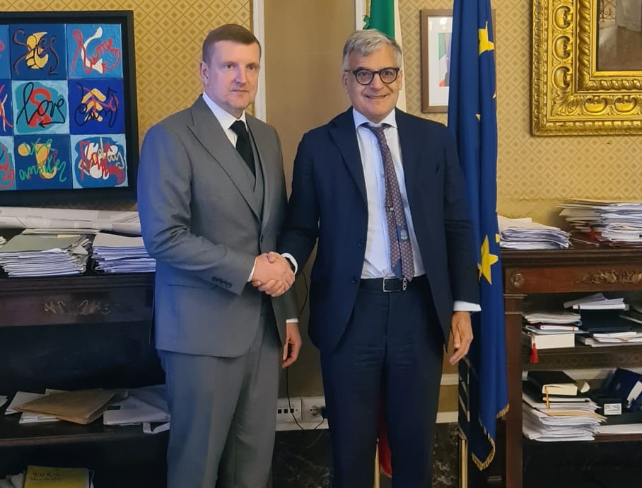 L’ambasciatore ucraino in Italia in visita al prefetto di Milano
